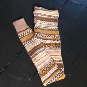 Printed thermal leggings